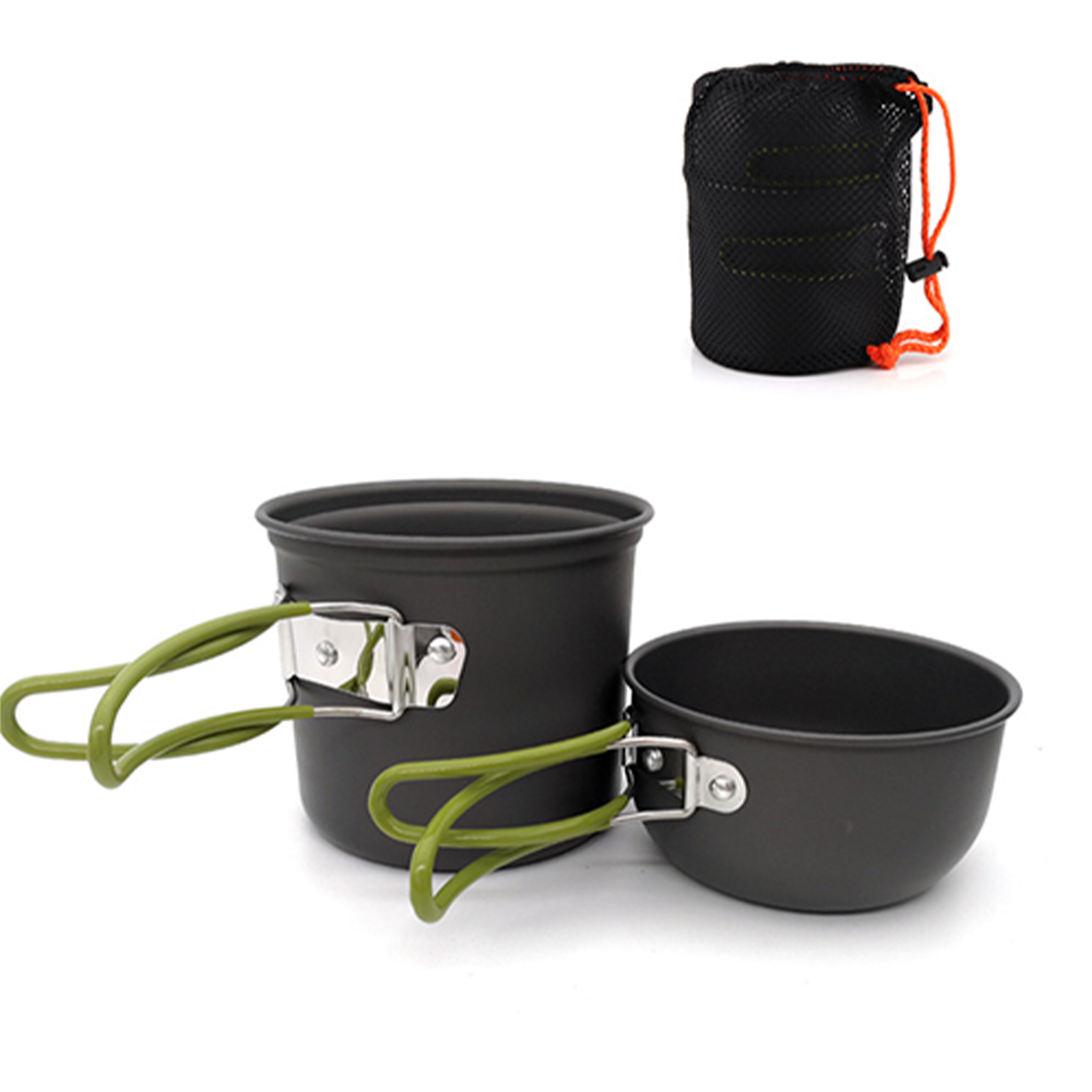Camping Cooking Set Lightweight - Pacoone Kit di utensili da cucina