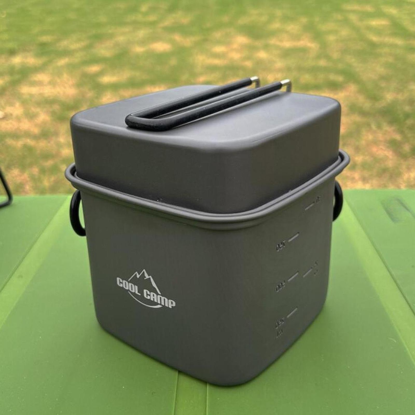 Camping Cooking Set Lightweight - Set di Pentole da Campeggio, Padella