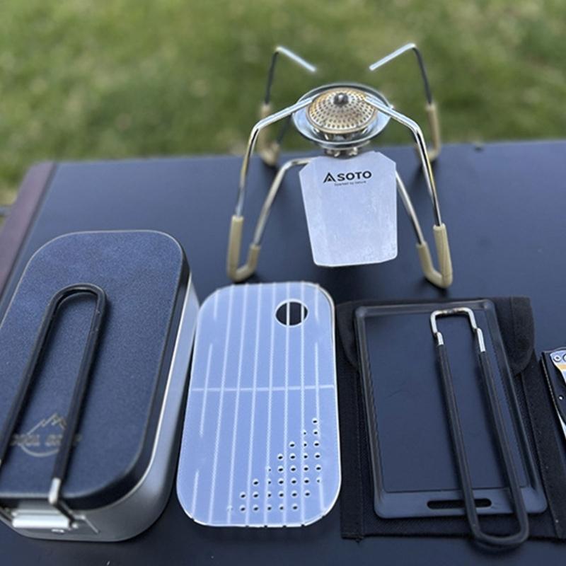 Camping No Cooking Meals - R6FE Set pentole portatili in alluminio