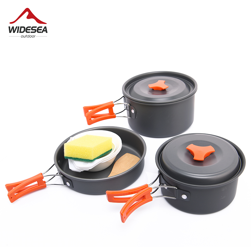 Camping Cooking And Dining Set - Widesea Set di pentole da campeggio
