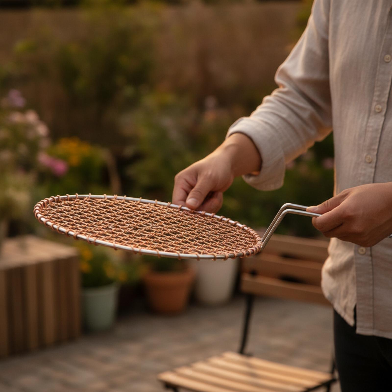 Griglia Rotonda Portatile in R - Camping Cooking Grill recensione e prezzo