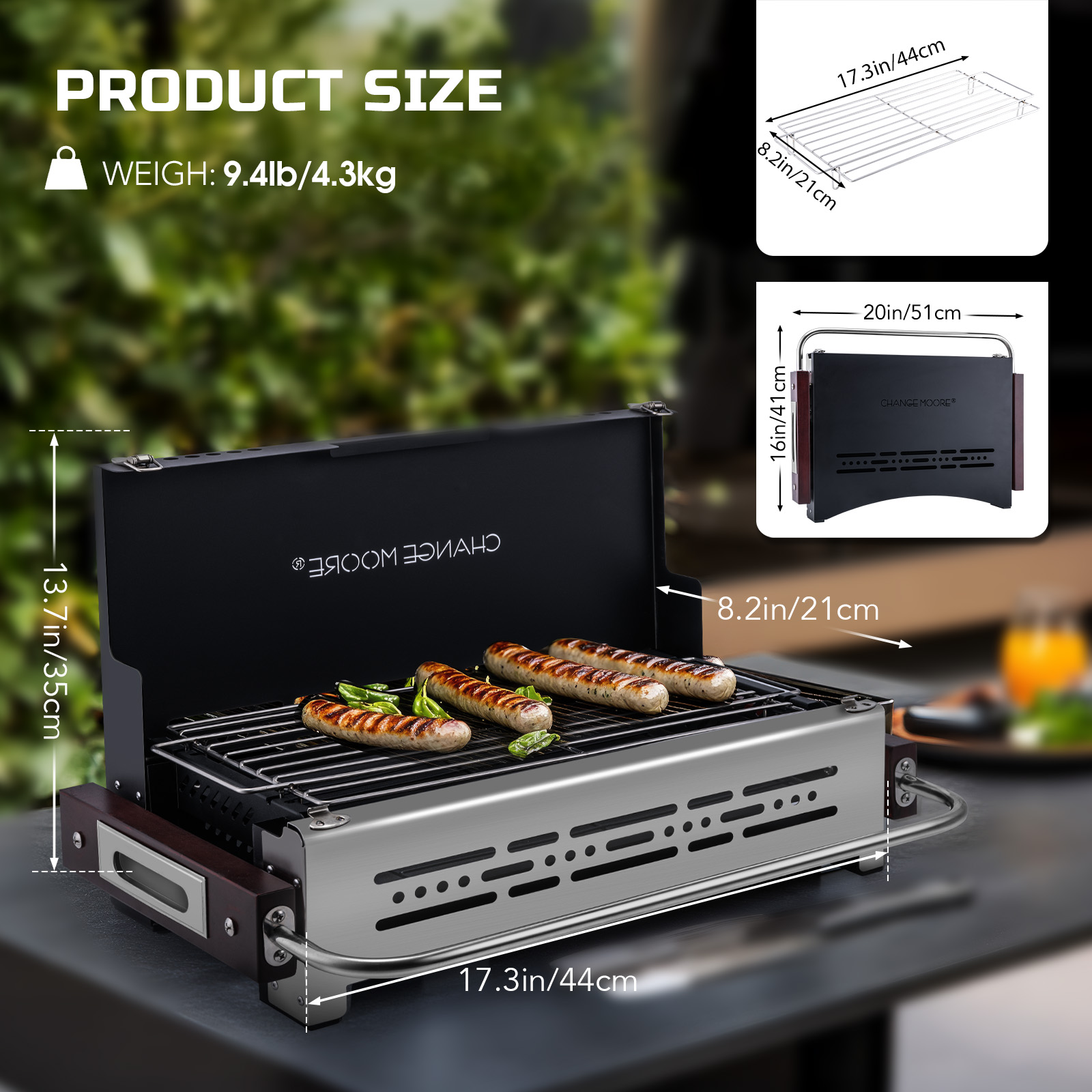 Change Moore Forno pieghevole  - Camping Cooking Plate recensione e prezzo