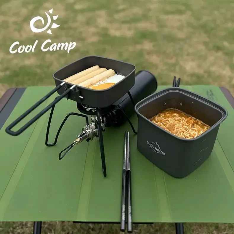 Set di posate per alpinismo da - Camping Cooking Box Set recensione e prezzo