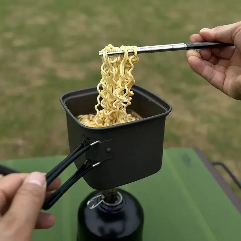 Set di posate per alpinismo da - Camping Cooking Box Set recensione e prezzo