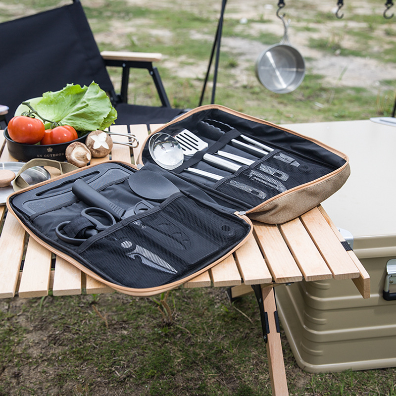 Set da Cucina da Campeggio 8 P - Camping Cooking Cutlery Set recensione e prezzo