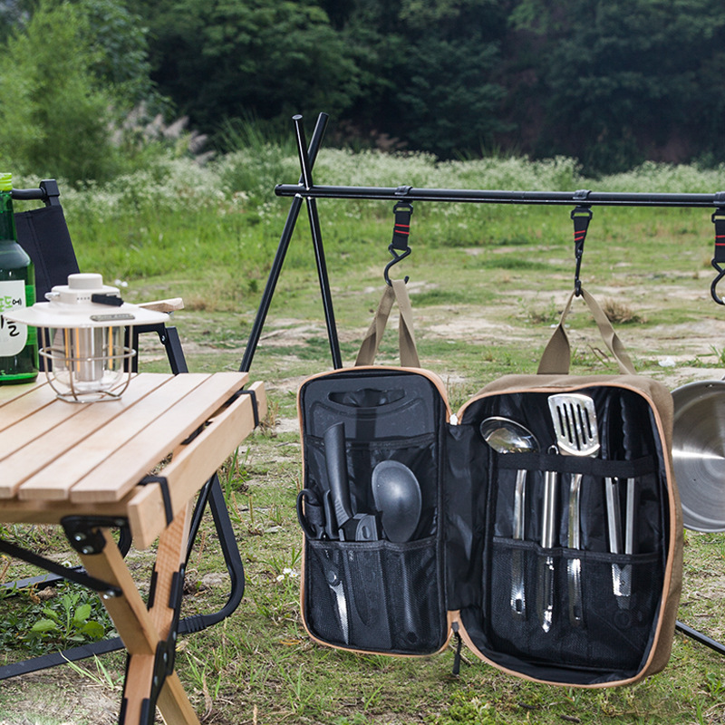 Set da Cucina da Campeggio 8 P - Camping Cooking Cutlery Set recensione e prezzo