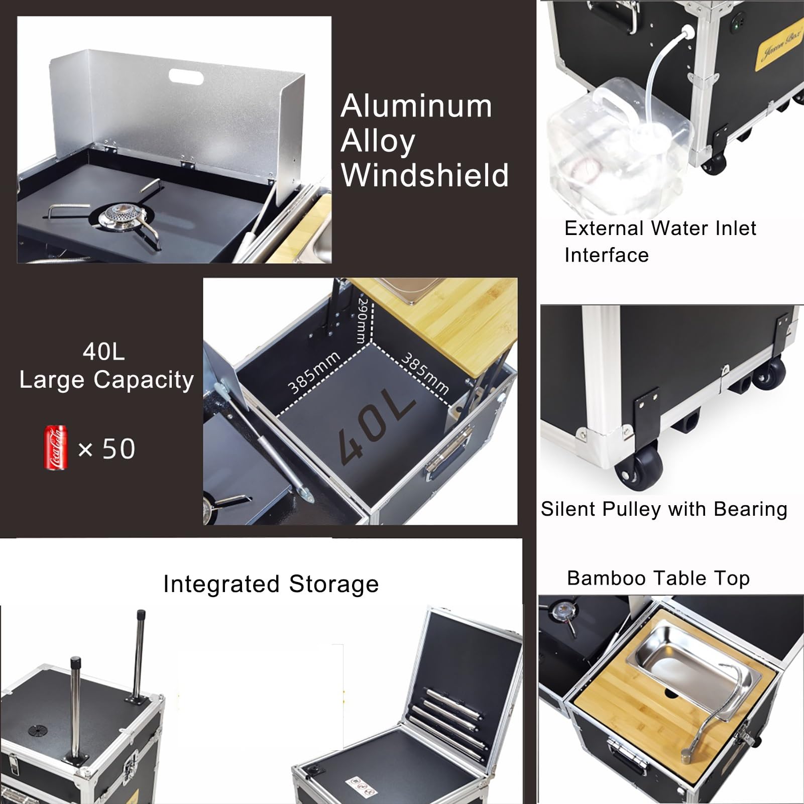 Set da Cucina per Campeggio al - Camping Cooking Box Set recensione e prezzo