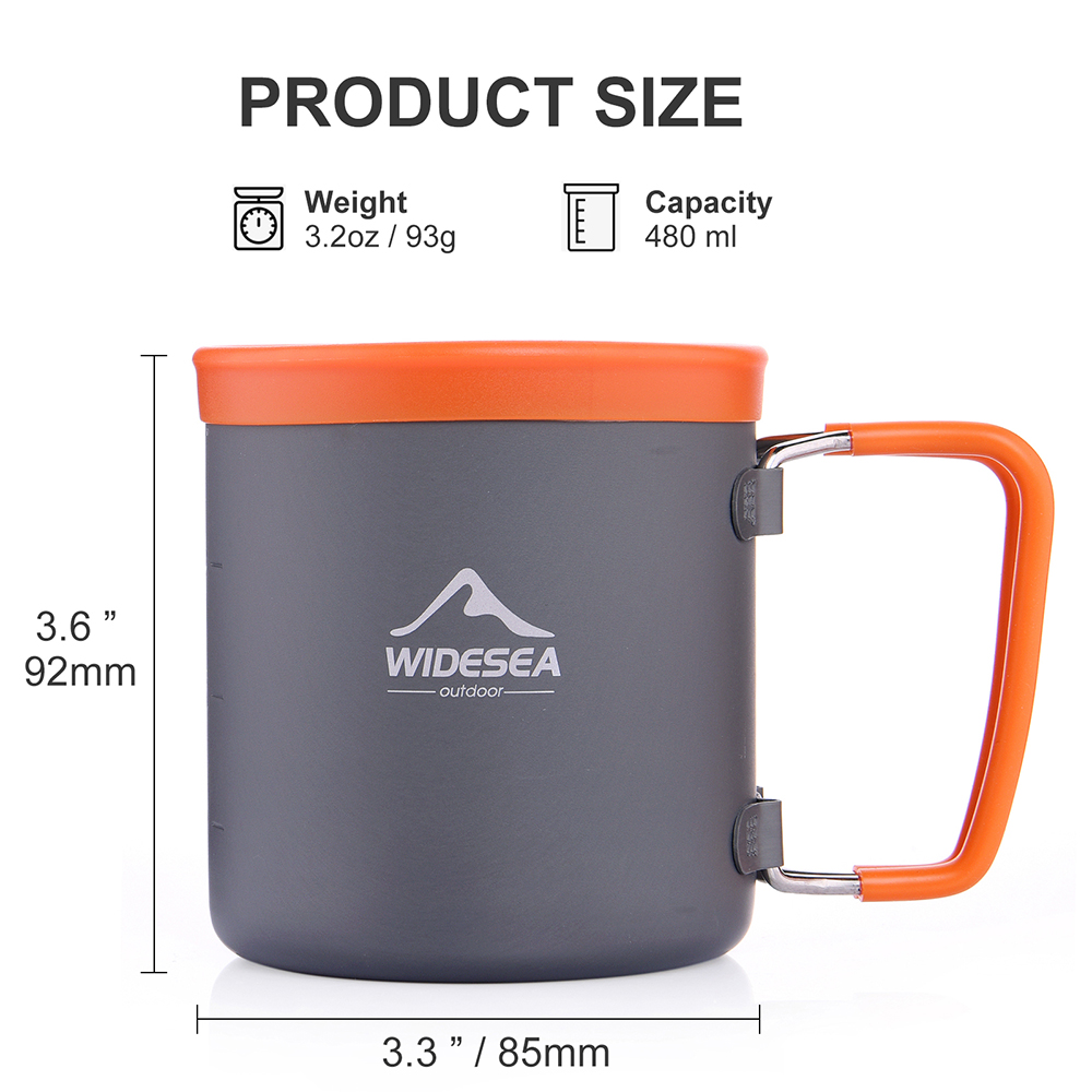 Widesea Camping Tazza in allum - Camping Cooking And Drinking recensione e prezzo