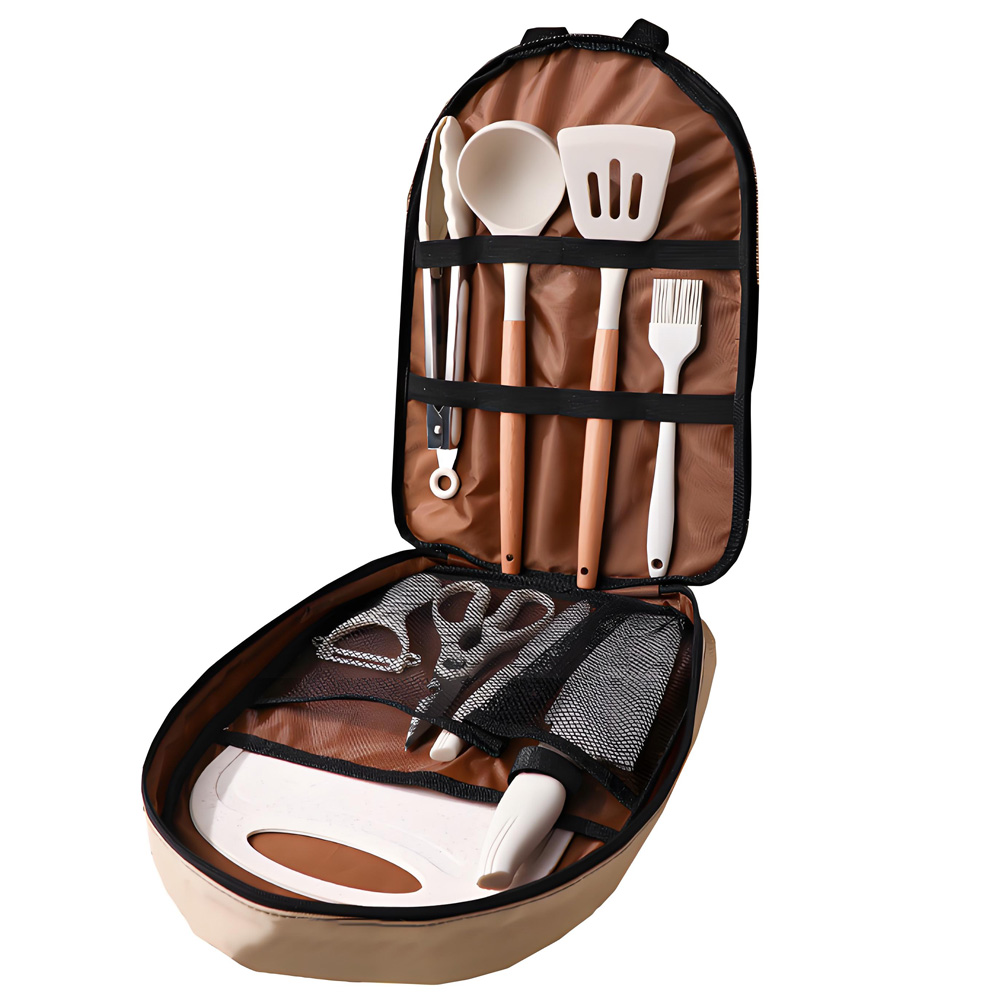 Set di 10 utensili da cucina p - Camping Cooking And Dining Set recensione e prezzo