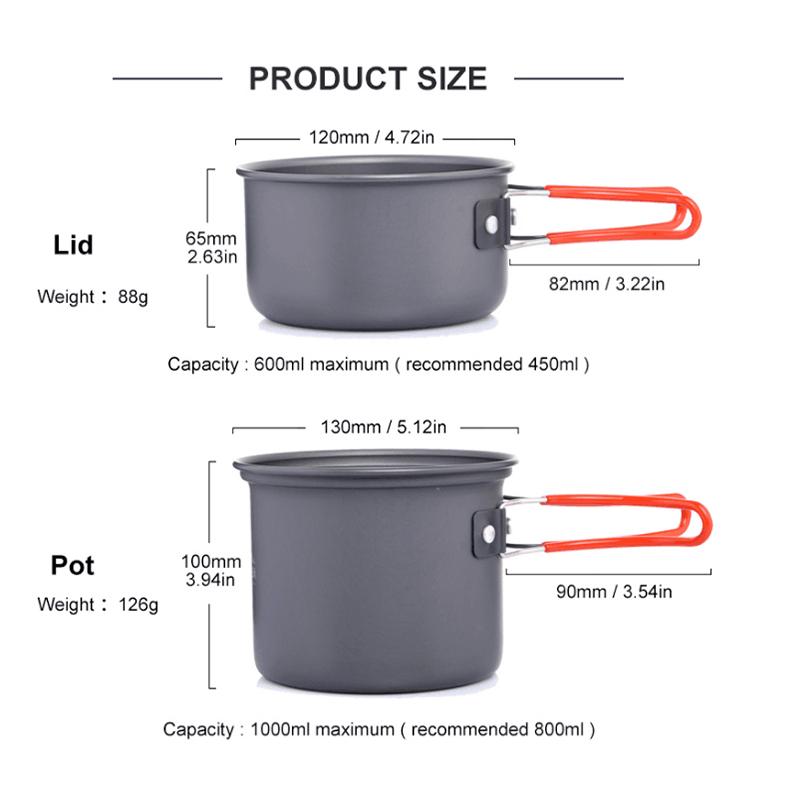 Widesea Utensili da cucina da  - Camping Cooking And Dining Set recensione e prezzo
