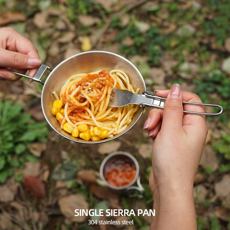 1pc ciotola pieghevole per est - Camping No Cooking Meals recensione e prezzo