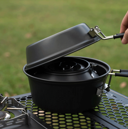 Set di pentole da campeggio in - Camping Cooking Set Lightweight recensione e prezzo