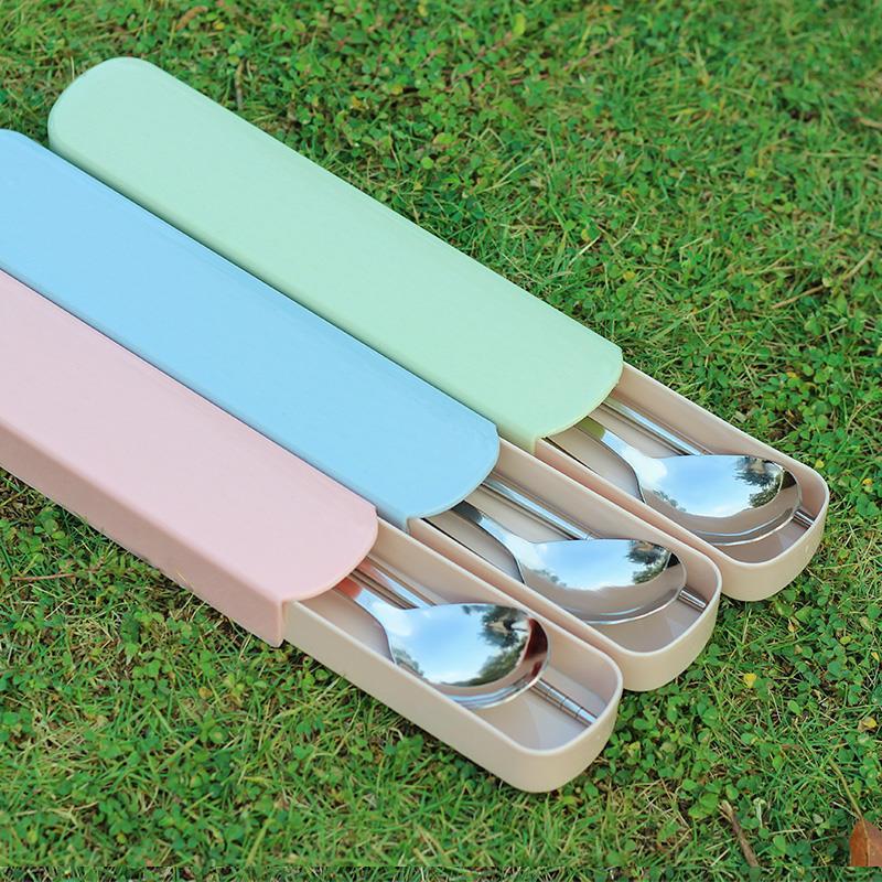 4 pezzi/set bacchette in accia - Camping Cooking Cutlery Set recensione e prezzo