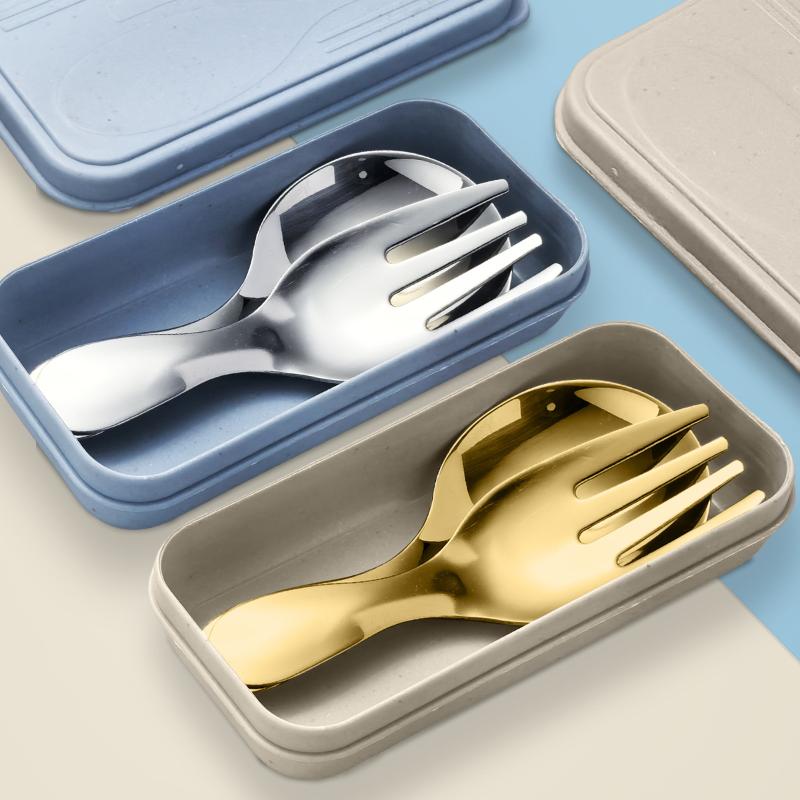 Set di stoviglie in acciaio in - Camping Cooking Box Set recensione e prezzo