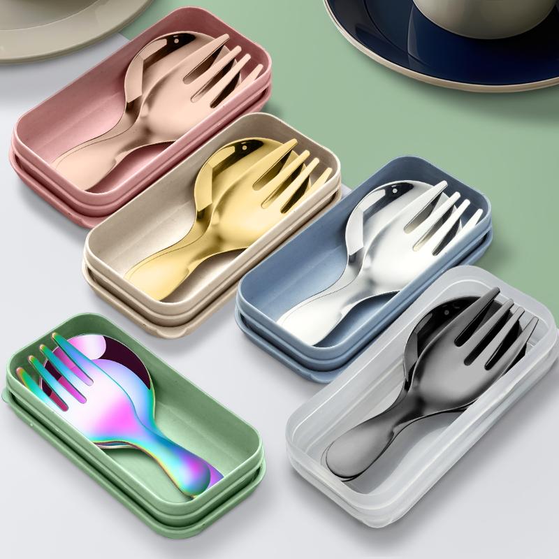 Set di stoviglie in acciaio in - Camping Cooking Box Set recensione e prezzo