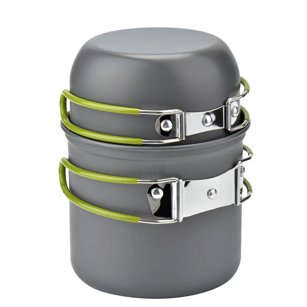 Kit di pentole da campeggio co - Camping Cooking Box Set recensione e prezzo