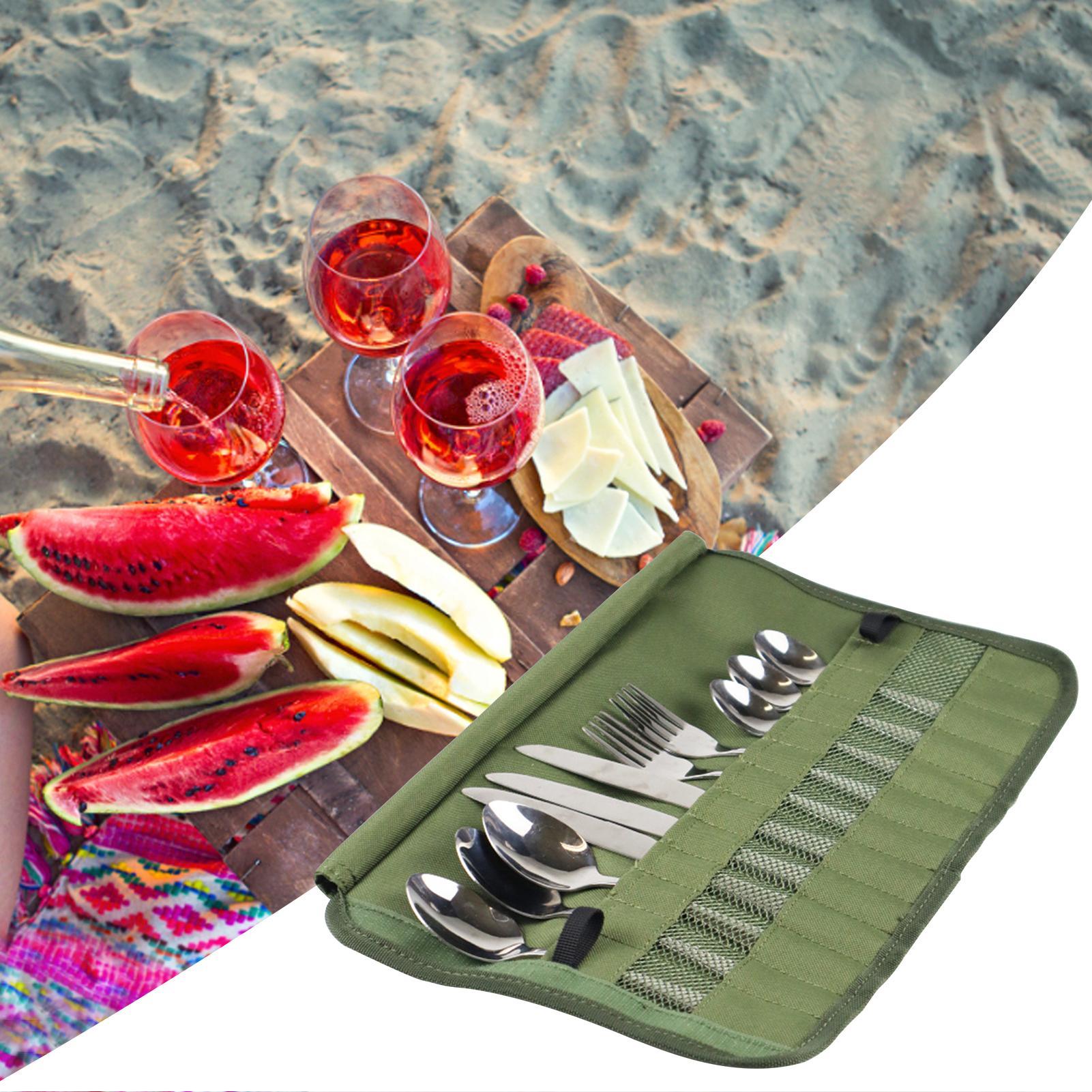 Borsa portaoggetti da cucina,  - Camping Cooking Utensil Roll recensione e prezzo
