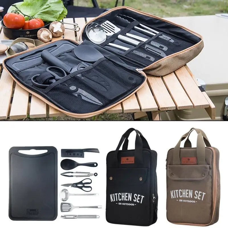 Set da 8 Pezzi per Cucina da C - Camping Cooking And Dining Set recensione e prezzo