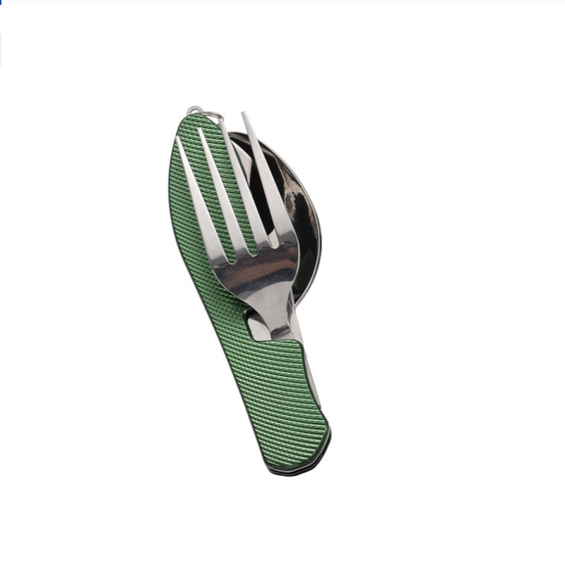 Set di posate pieghevoli in ac - Camping Cooking Cutlery Set recensione e prezzo