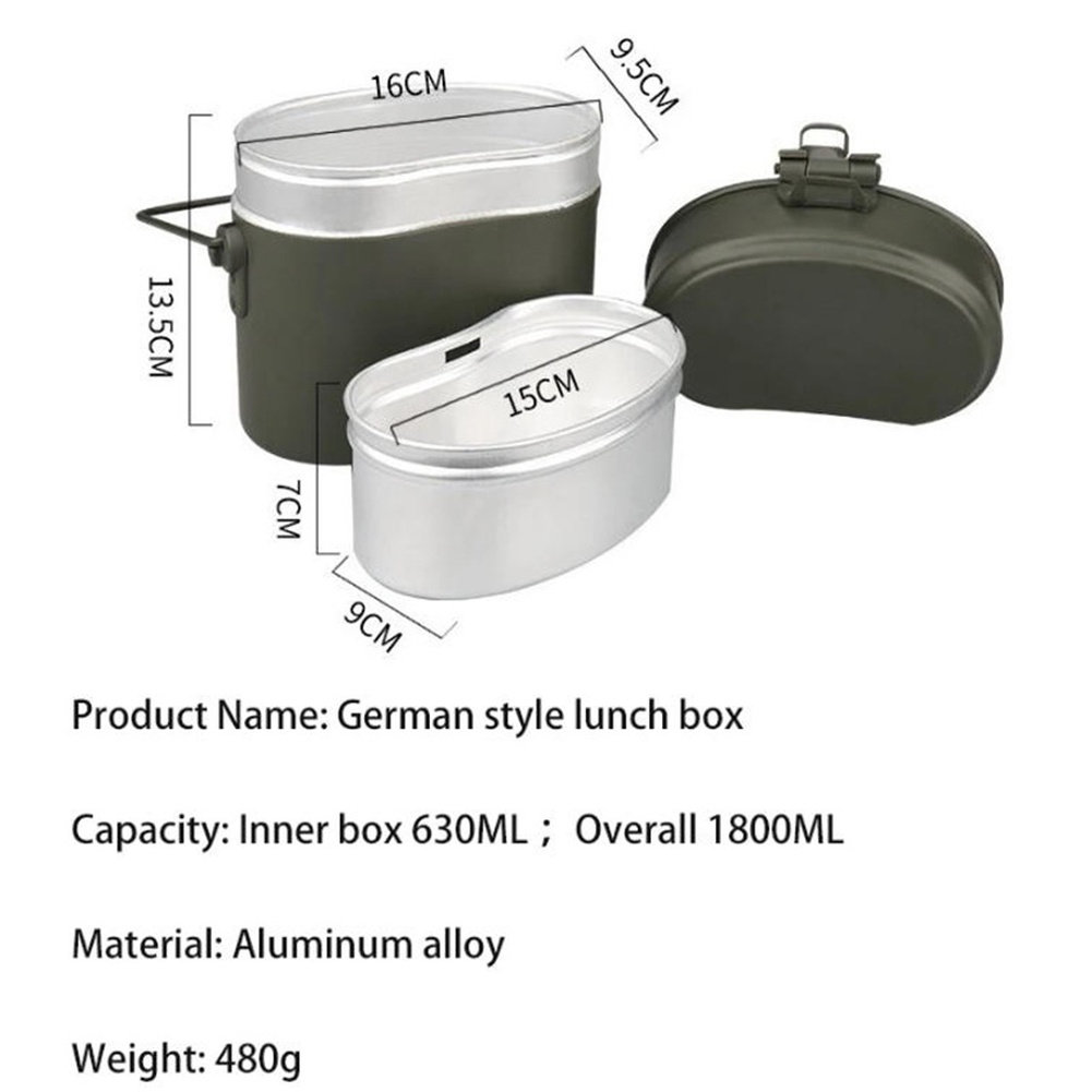 Set di 3 Contenitori per Pranz - Camping Cooking Box Set recensione e prezzo