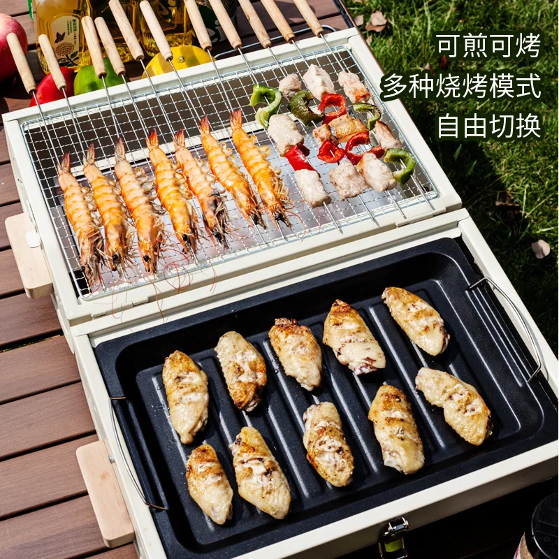 Forno Barbecue Portatile per C - Camping Cooking Grill recensione e prezzo
