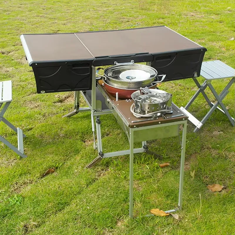 Set Portatile da Campeggio con - Camping Cooking And Dining Set recensione e prezzo