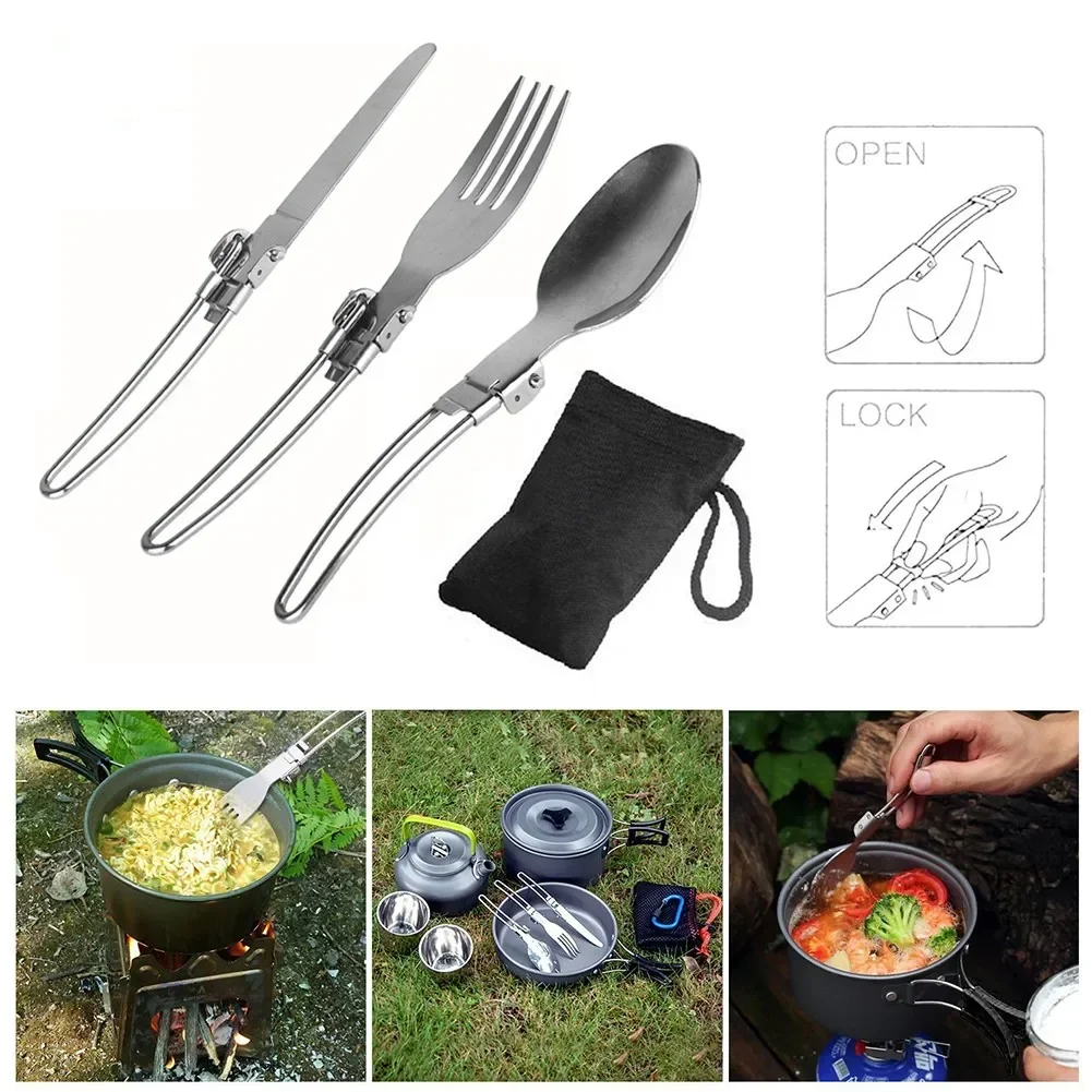 1 set da campeggio all'aperto  - Camping Cooking Cutlery Set recensione e prezzo