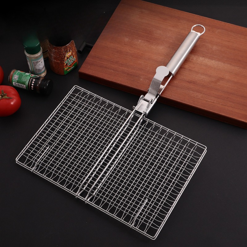 1 SET rete per barbecue manico - Camping Cooking Grill recensione e prezzo