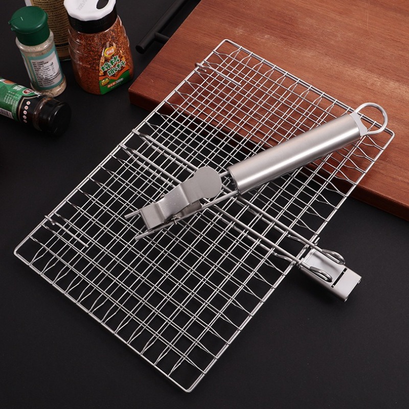 1 SET rete per barbecue manico - Camping Cooking Grill recensione e prezzo