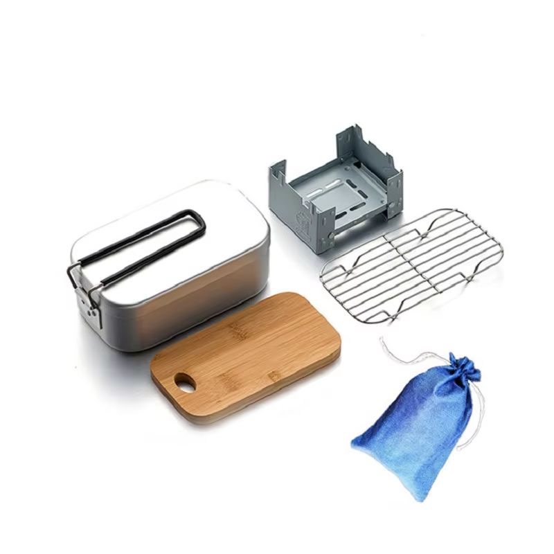 Kit per pasticcio in alluminio - Camping Cooking Box Set recensione e prezzo