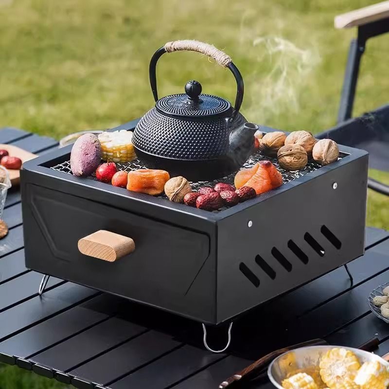 Griglia a Carbone Portatile da - Camping Cooking Grill recensione e prezzo