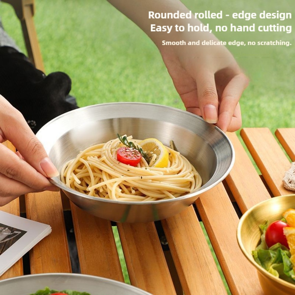 Set di posate in acciaio inox, - Camping Cooking Plate recensione e prezzo