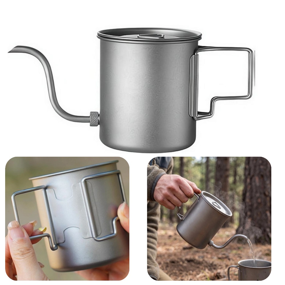 Bollitore da Campeggio in Tita - Camping Cooking Set Lightweight recensione e prezzo